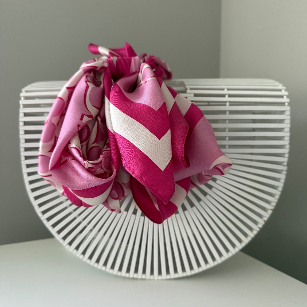 Bamboo Ark Bag in White